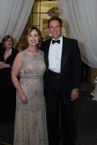 STARS gala: nancy cox and a gentleman all dressed up