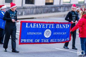 Lafayette High School Band at Lexington Christmas Parade